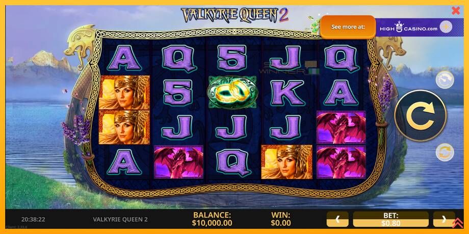 Valkyrie Queen 2 lošimo automatas už pinigus, paveikslėlį 1