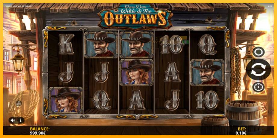 Van der Wilde and The Outlaws lošimo automatas už pinigus, paveikslėlį 2