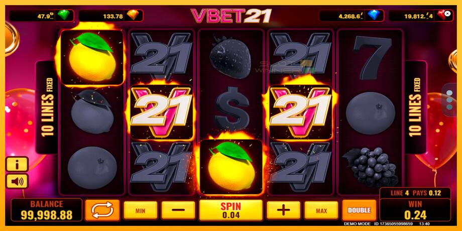 Vbet 21 lošimo automatas už pinigus, paveikslėlį 5