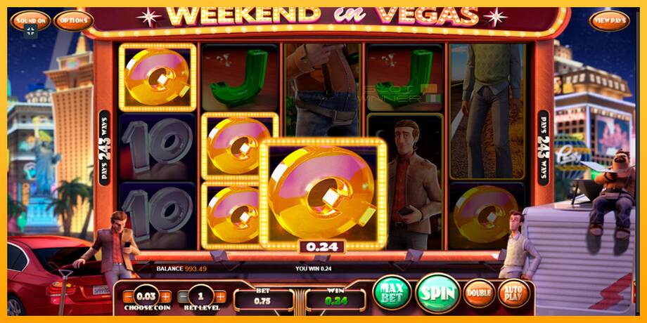 Weekend In Vegas lošimo automatas už pinigus, paveikslėlį 2