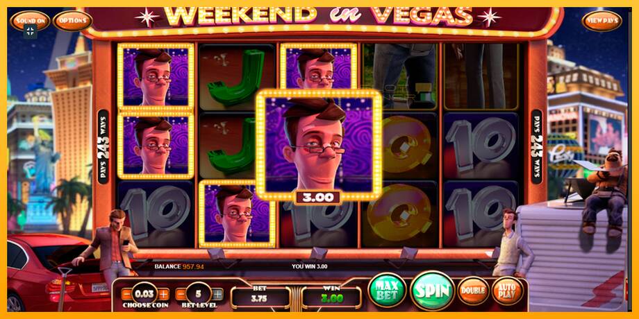 Weekend In Vegas lošimo automatas už pinigus, paveikslėlį 5