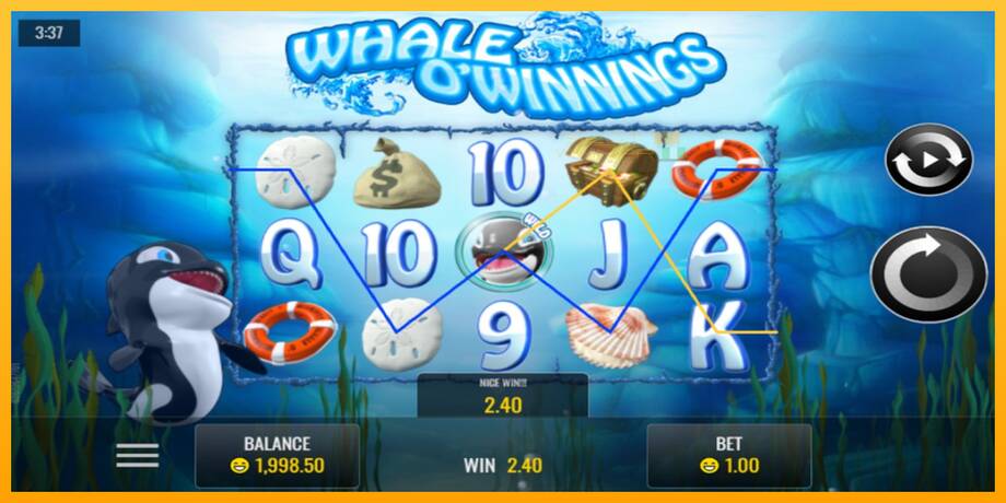 Whale O’Winnings lošimo automatas už pinigus, paveikslėlį 2