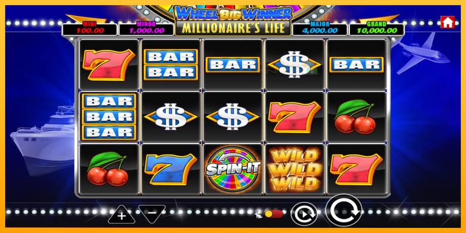 Wheel Big Winner Millionaires Life lošimo automatas už pinigus, paveikslėlį 2