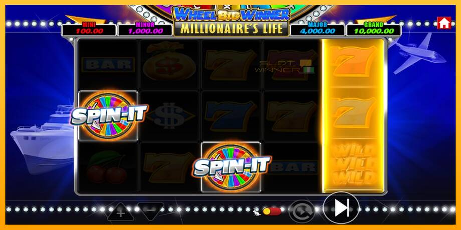 Wheel Big Winner Millionaires Life lošimo automatas už pinigus, paveikslėlį 3