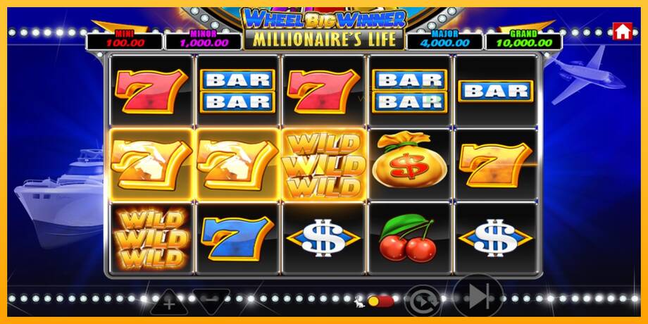 Wheel Big Winner Millionaires Life lošimo automatas už pinigus, paveikslėlį 4