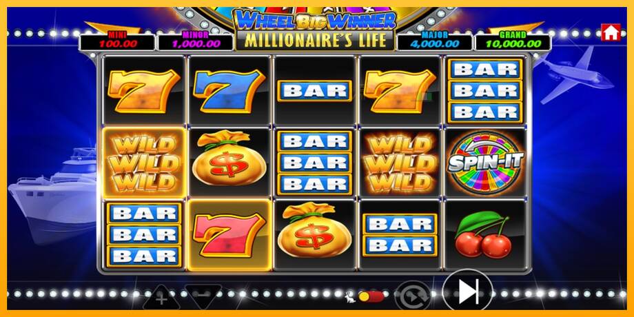 Wheel Big Winner Millionaires Life lošimo automatas už pinigus, paveikslėlį 5