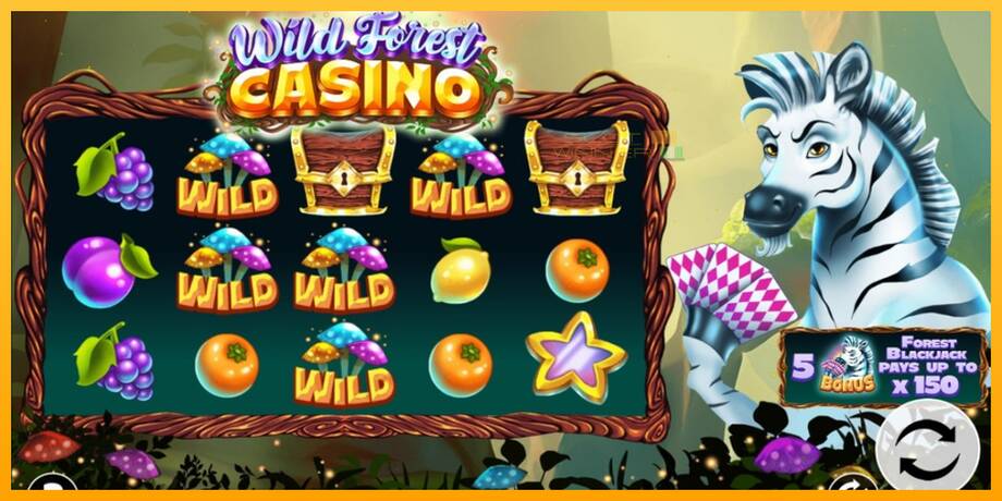 Wild Forest Casino lošimo automatas už pinigus, paveikslėlį 1