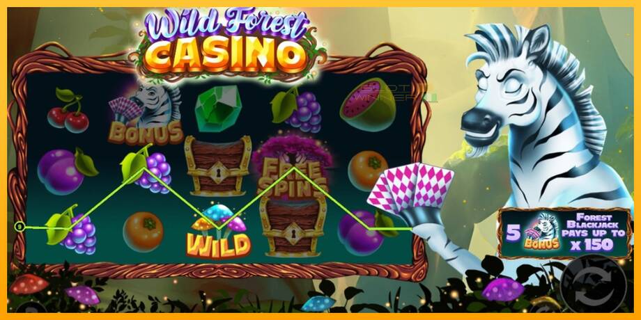 Wild Forest Casino lošimo automatas už pinigus, paveikslėlį 2