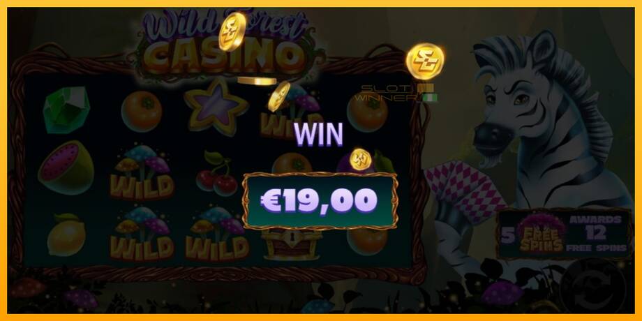 Wild Forest Casino lošimo automatas už pinigus, paveikslėlį 3