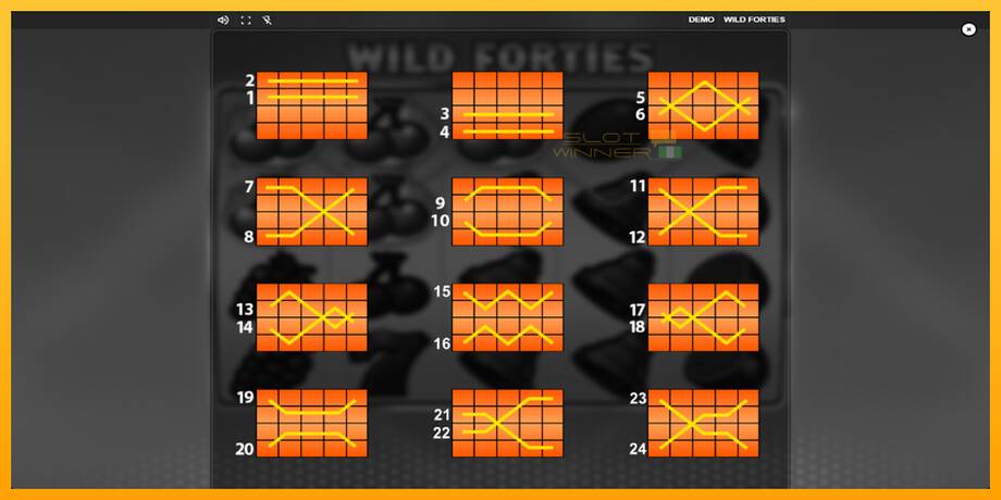 Wild Forties lošimo automatas už pinigus, paveikslėlį 6