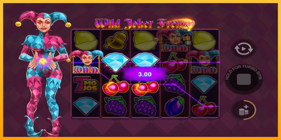 Wild Joker Frenzy lošimo automatas už pinigus, paveikslėlį 3