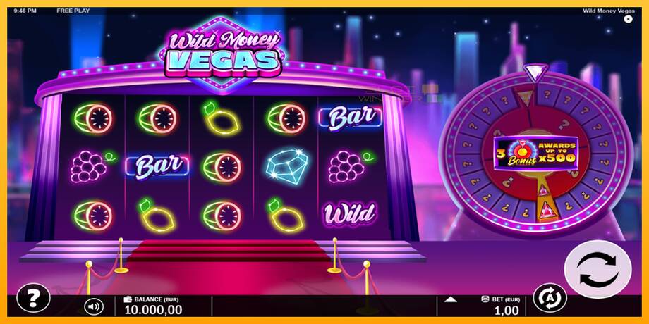 Wild Money Vegas lošimo automatas už pinigus, paveikslėlį 2