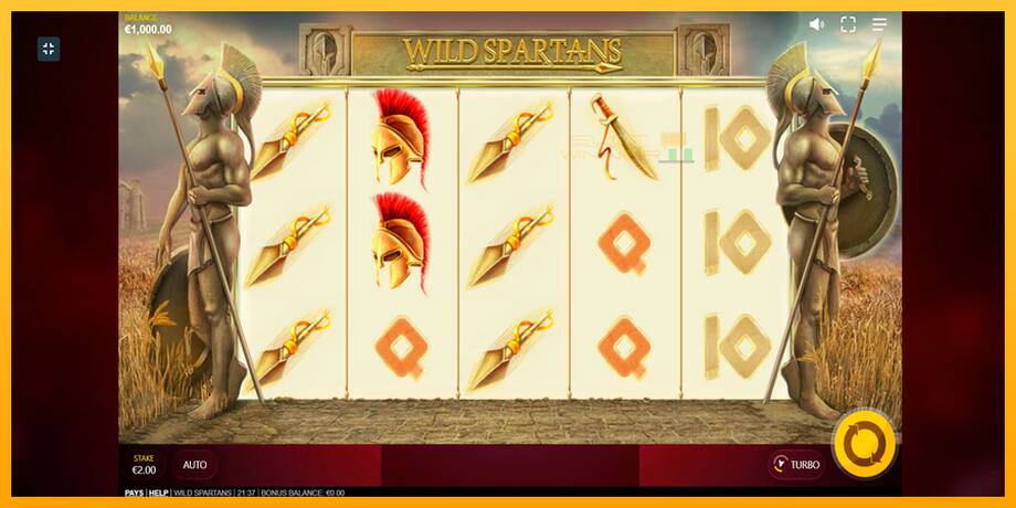 Wild Spartans lošimo automatas už pinigus, paveikslėlį 4