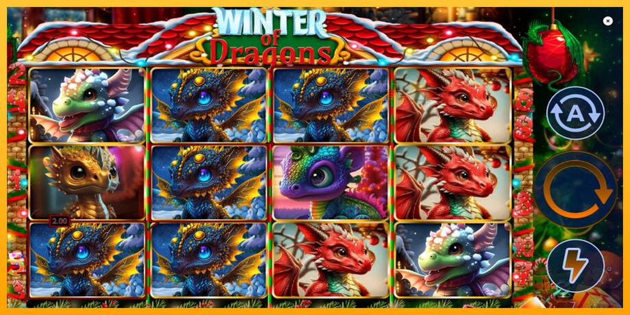 Winter of Dragons lošimo automatas už pinigus, paveikslėlį 2