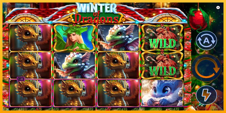 Winter of Dragons lošimo automatas už pinigus, paveikslėlį 3