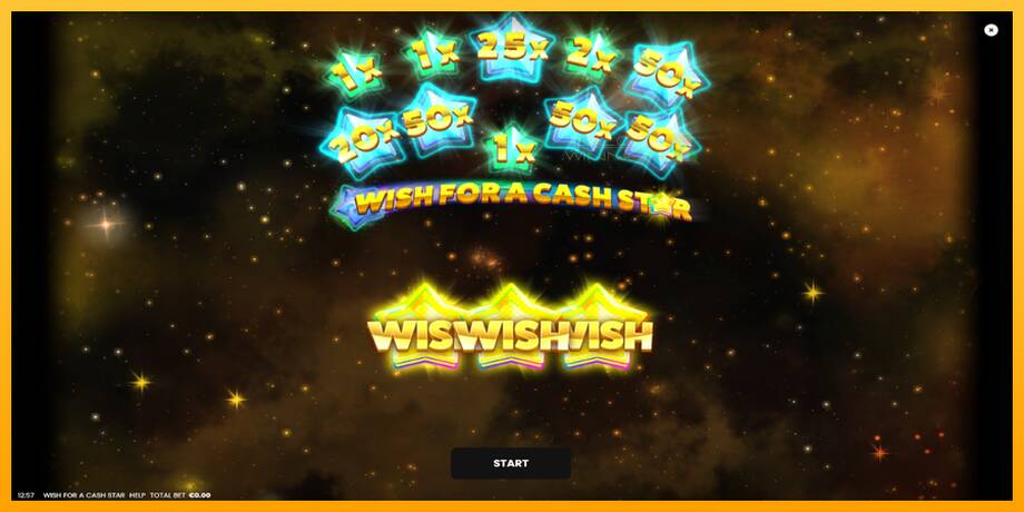 Wish for a Cash Star lošimo automatas už pinigus, paveikslėlį 1