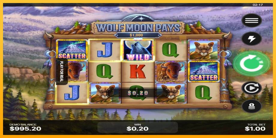 Wolf Moon Pays lošimo automatas už pinigus, paveikslėlį 3