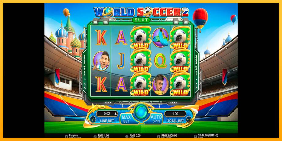 World Soccer Slot 2 lošimo automatas už pinigus, paveikslėlį 1