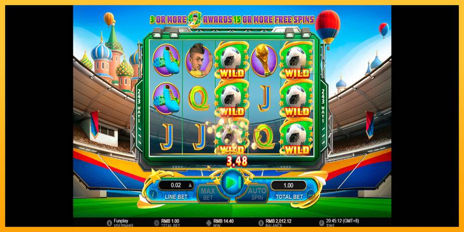 World Soccer Slot 2 lošimo automatas už pinigus, paveikslėlį 4