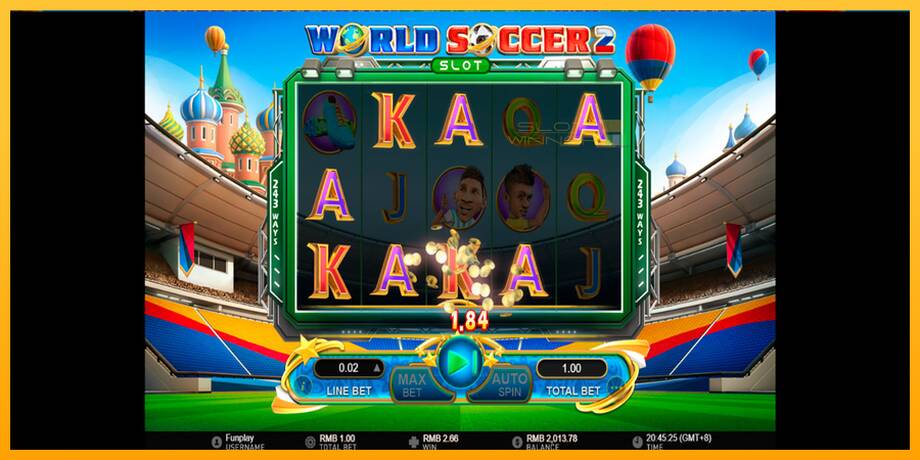 World Soccer Slot 2 lošimo automatas už pinigus, paveikslėlį 5