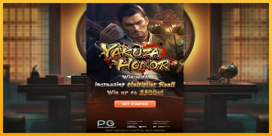 Yakuza Honor lošimo automatas už pinigus, paveikslėlį 1